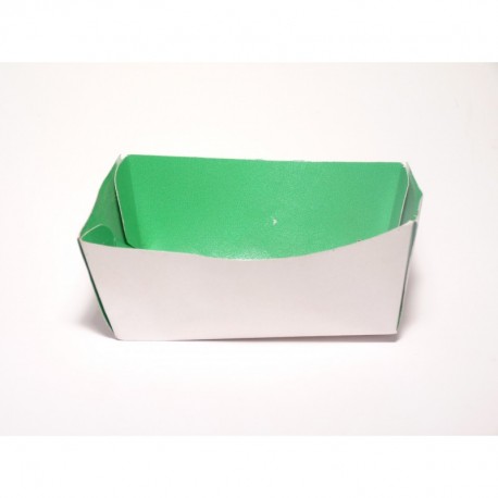Barquette alimentaire carton verte par 200 unités
