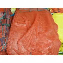 Sac alimentaire en maille rouge 2