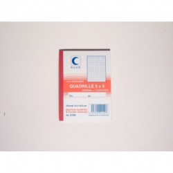Carnet quadrillé 5x5 2