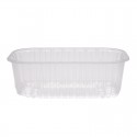 Barquette alimentaire plastique par 1368 pour conditionner 500g de fraises, prunes ou raisins