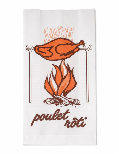 Papier d'emballage poulet ingraissable