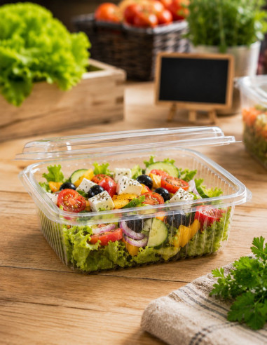 Barquette alimentaire à couvercle