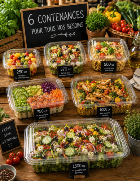Barquette alimentaire à couvercle